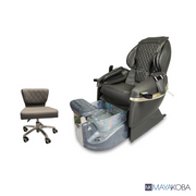 Diva Deluxe - Dark Grey / Crystal Clear