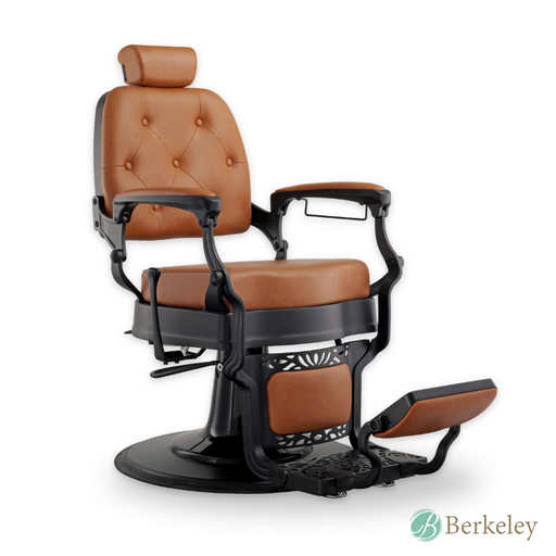ADAMS Barber Chair by Berkeley in Camel/Black