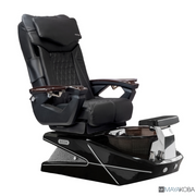 GEOM II Pedicure Spa with LX Chair Top by Mayakoba in Black