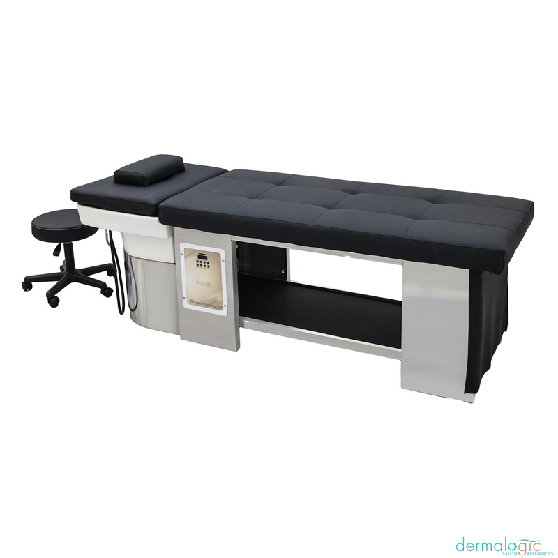 Kenzo Head Spa & Steam Therapy Treatment Bed by Dermalogic in Black