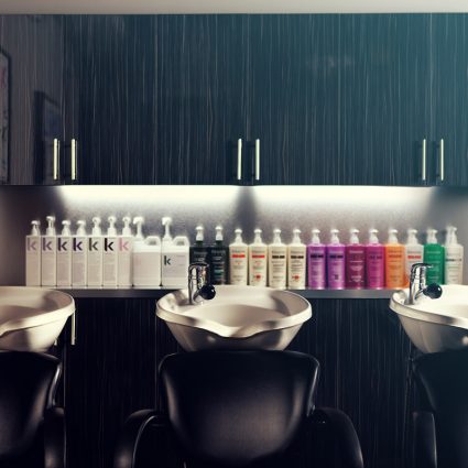 Liberty Shampoo Unit lifestyle salon photo