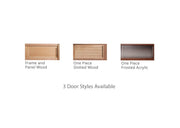 Celesta cabinet door style options