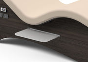 Curva Lounger with pull-out shelf option
