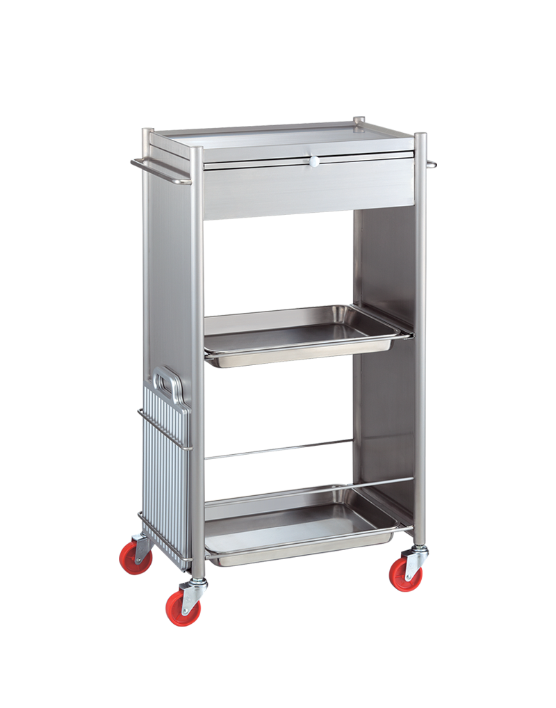 Takara Belmont D-Galley Wagon Type S — full stainless steel salon wagon